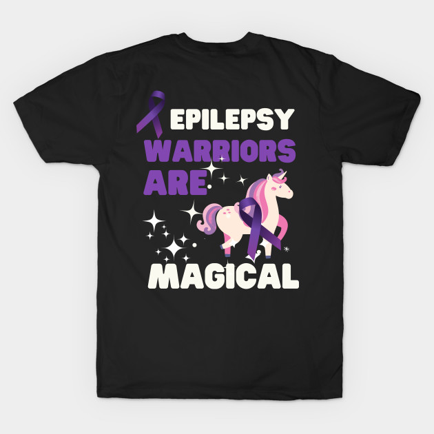 Epilepsy Warrior Purple Ribbon Epileptic Unicorn by oneduystore